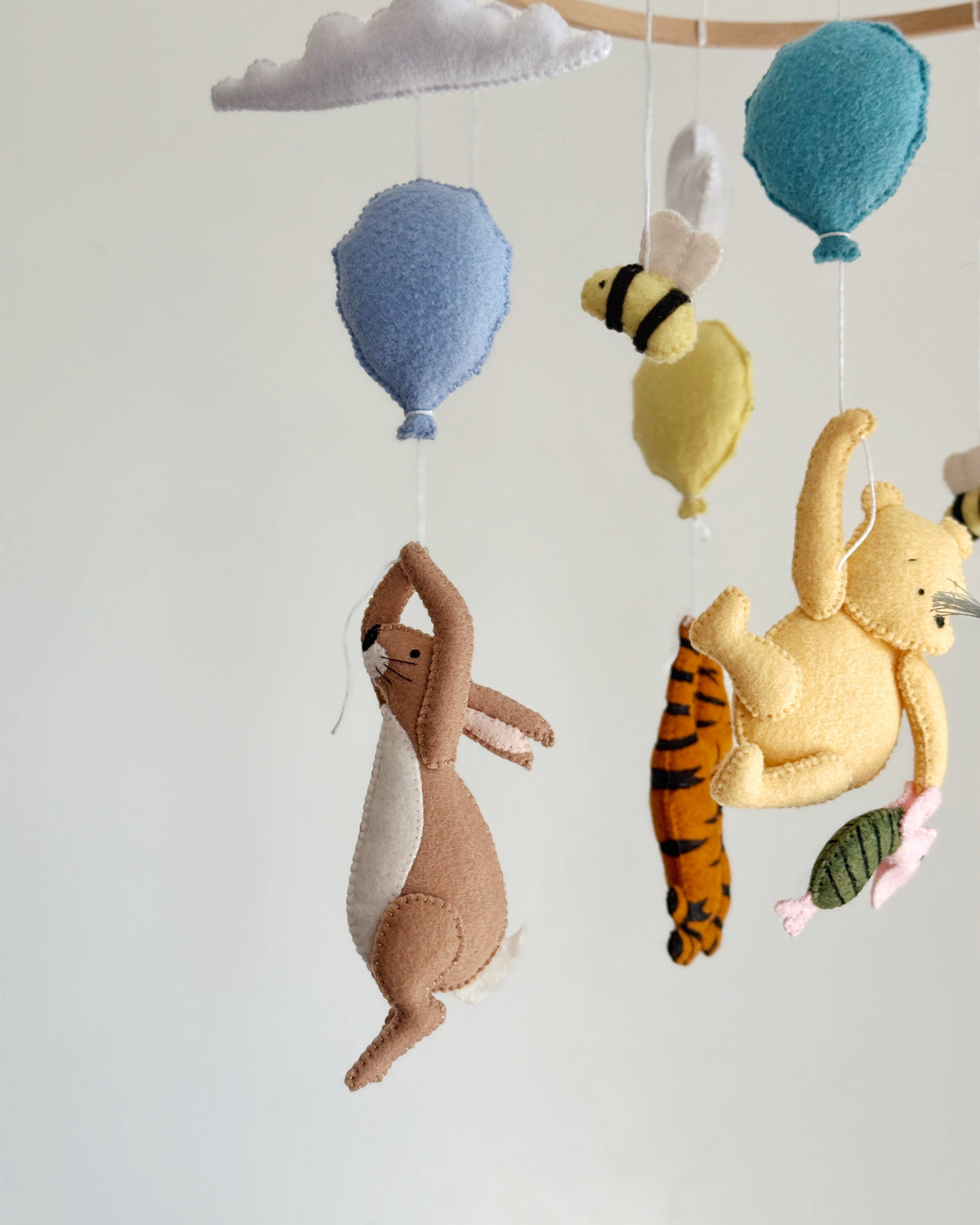 Pooh & Friends Baby Mobile with Bees & Clouds