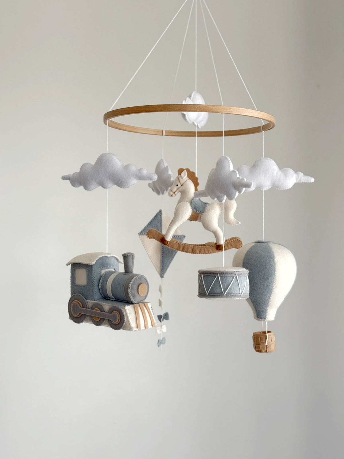 Rocking horse baby mobile